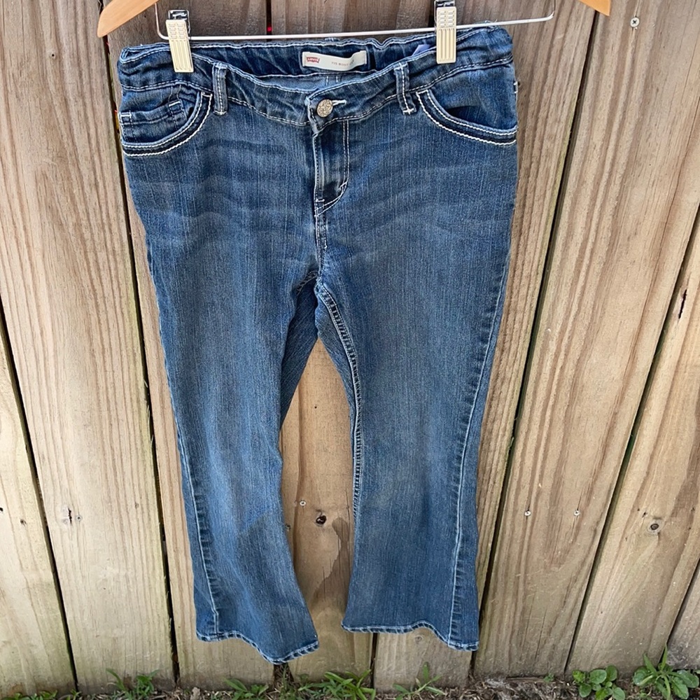 Levi's Bootcut 715 Blue Jeans Sz 12.5 EUC